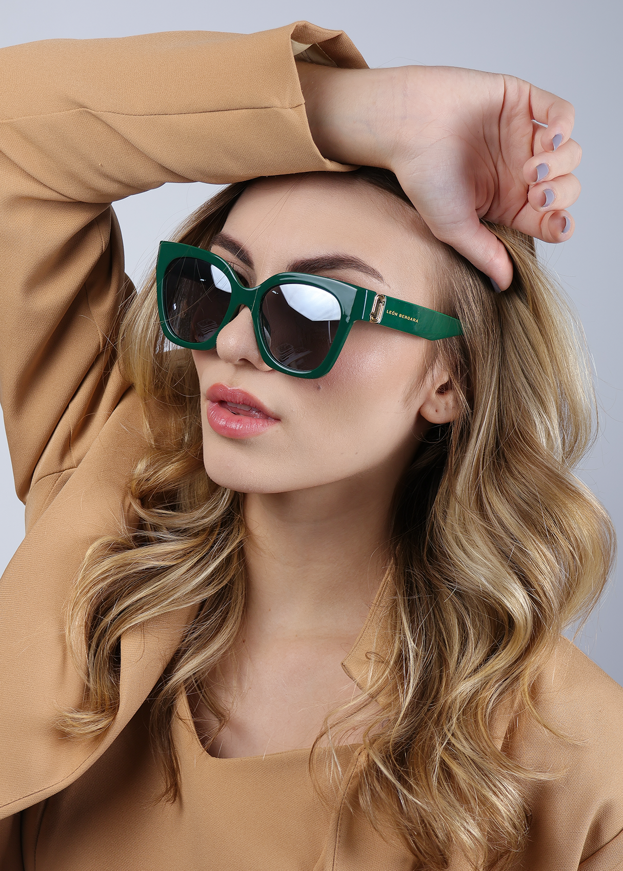 Óculos de Sol Feminino Verde Lussuria