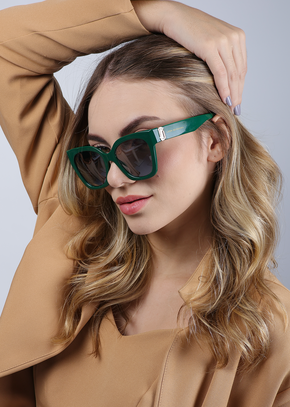 Óculos de Sol Feminino Verde Lussuria